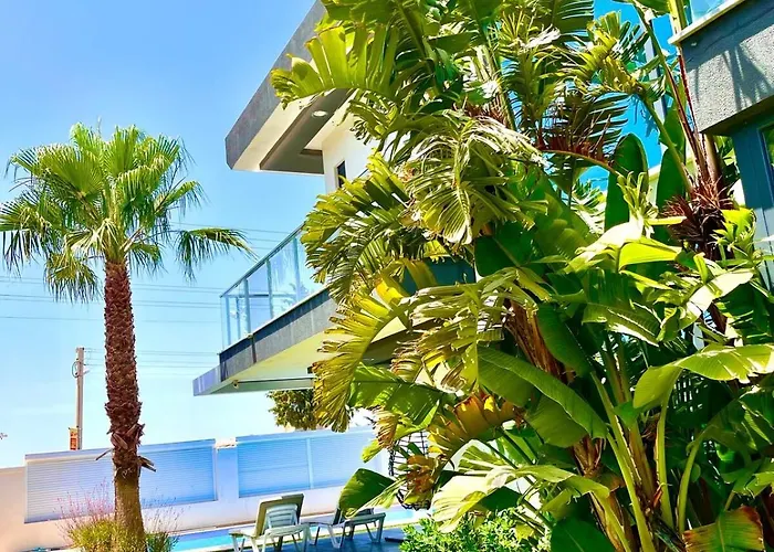 In A Modern With A Private Pool In Çeşme