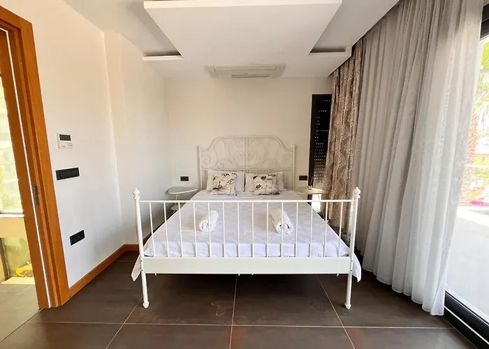 In A Modern With A Private Pool In